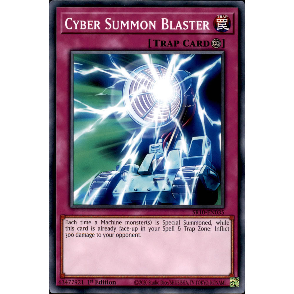 Cyber Summon Blaster SR10-EN035 Yu-Gi-Oh! Card from the Mechanized Madness Set