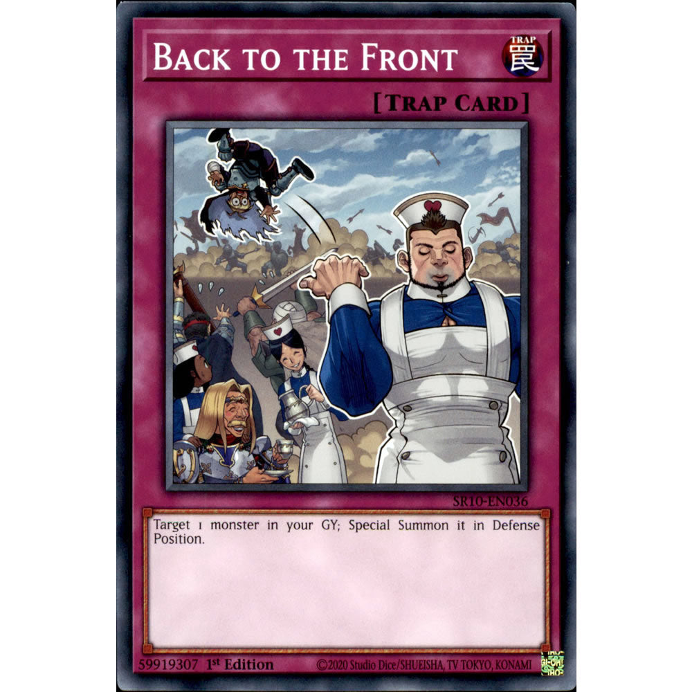 Back to the Front SR10-EN036 Yu-Gi-Oh! Card from the Mechanized Madness Set