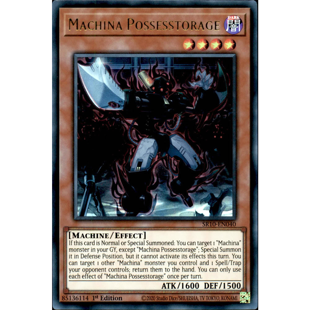 Machina Possesstorage SR10-EN040 Yu-Gi-Oh! Card from the Mechanized Madness Set