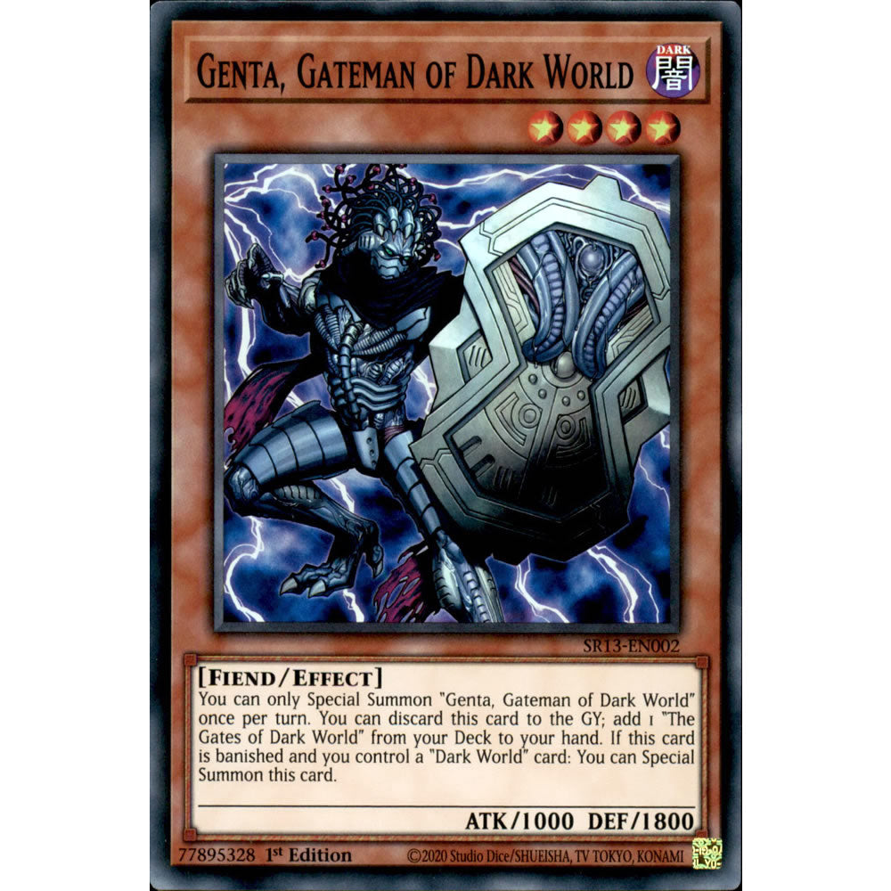Genta, Gateman of Dark World SR13-EN002 Yu-Gi-Oh! Card from the Dark World Set