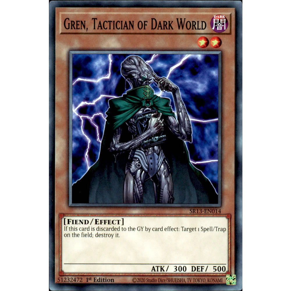 Gren, Tactician of Dark World SR13-EN014 Yu-Gi-Oh! Card from the Dark World Set