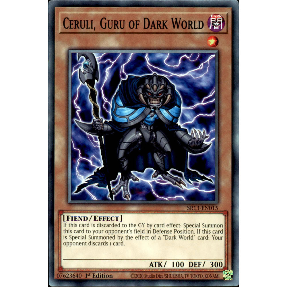 Ceruli, Guru of Dark World SR13-EN015 Yu-Gi-Oh! Card from the Dark World Set