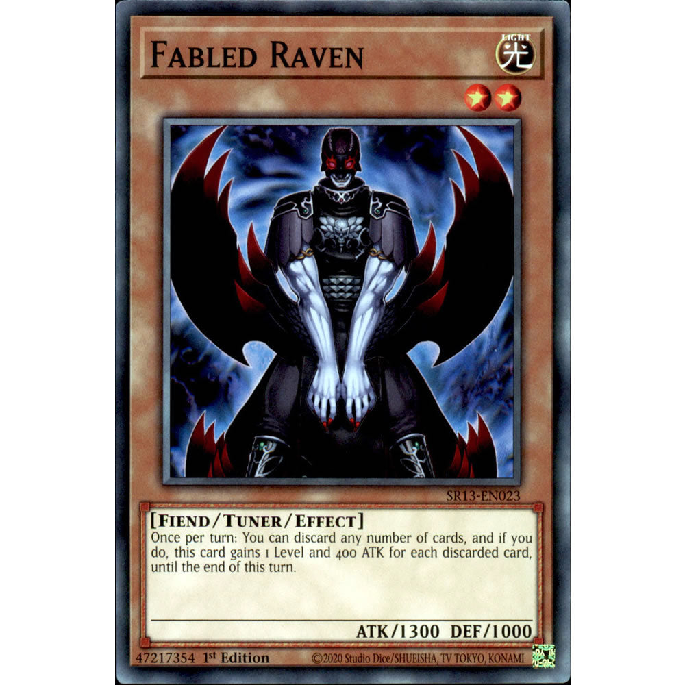Fabled Raven SR13-EN023 Yu-Gi-Oh! Card from the Dark World Set