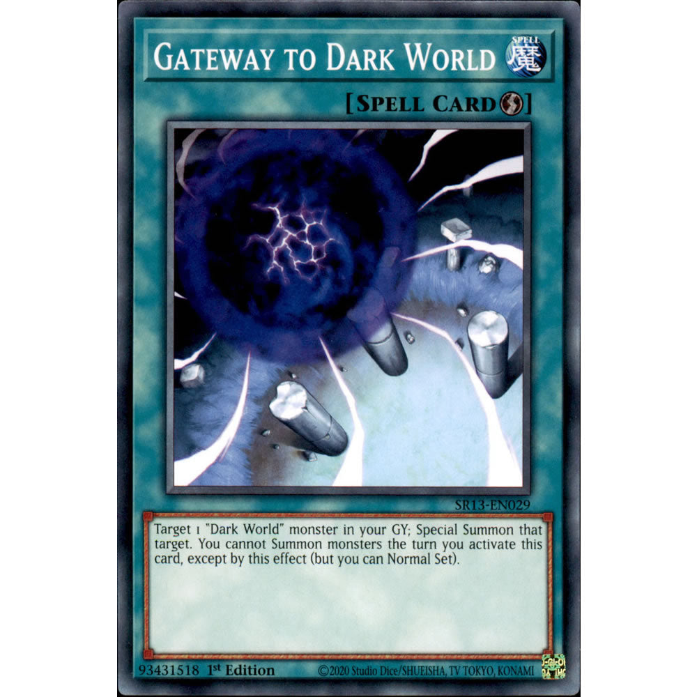 Gateway to Dark World SR13-EN029 Yu-Gi-Oh! Card from the Dark World Set