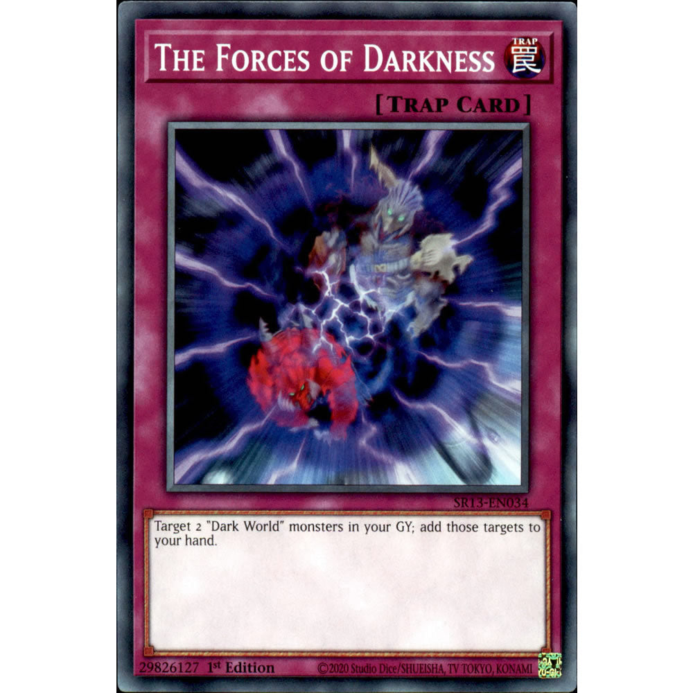 The Forces of Darkness SR13-EN034 Yu-Gi-Oh! Card from the Dark World Set