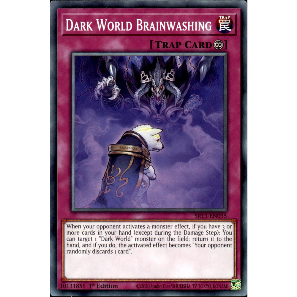 Dark World Brainwashing SR13-EN035 Yu-Gi-Oh! Card from the Dark World Set