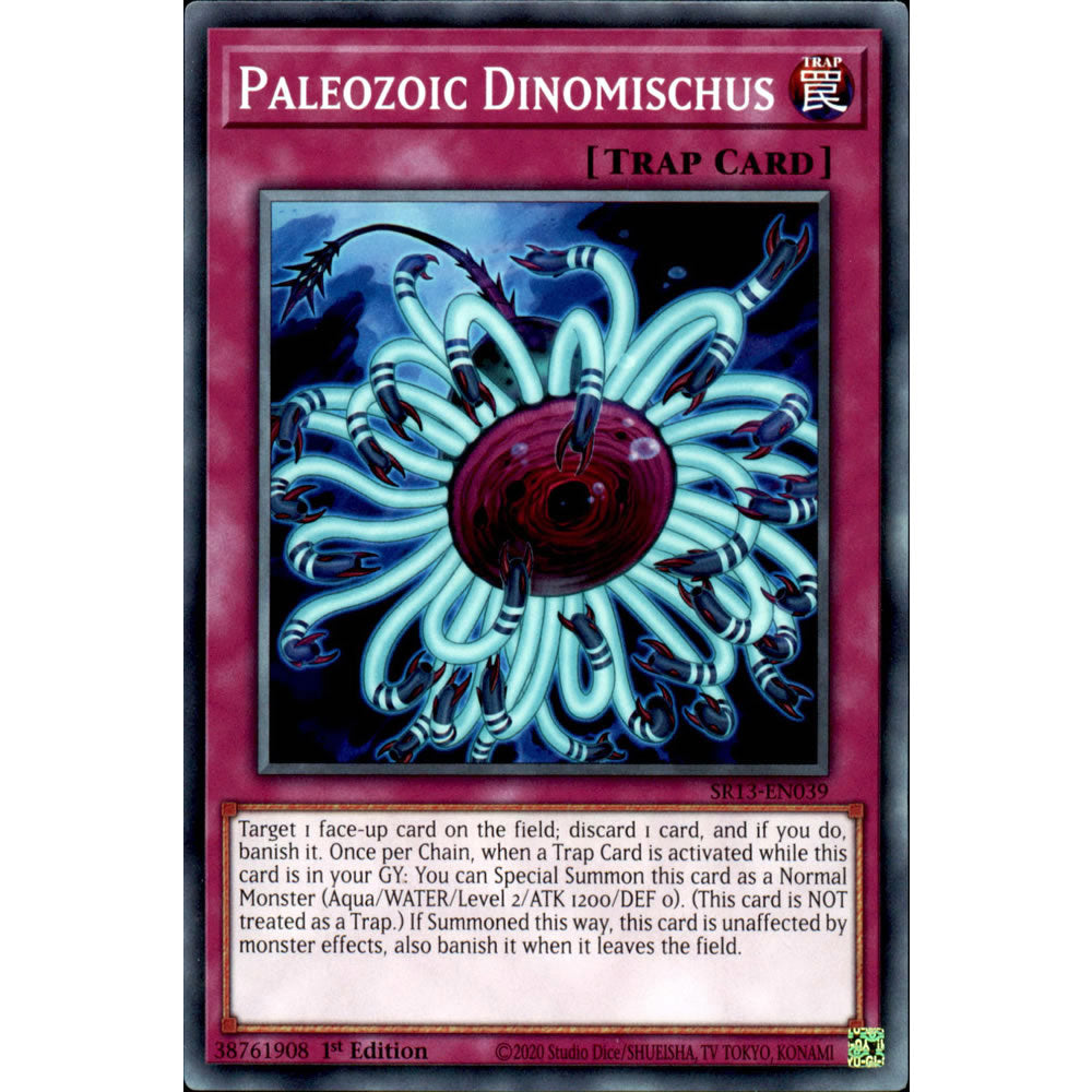 Paleozoic Dinomischus SR13-EN039 Yu-Gi-Oh! Card from the Dark World Set