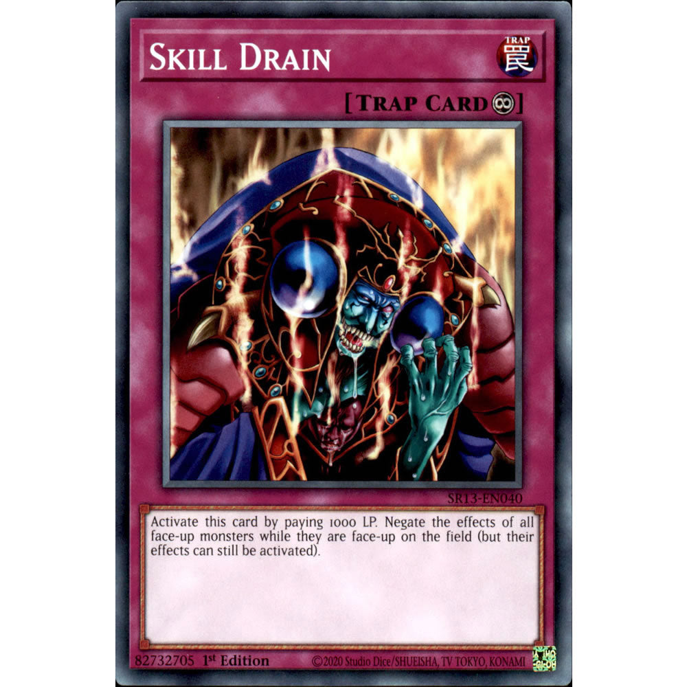 Skill Drain SR13-EN040 Yu-Gi-Oh! Card from the Dark World Set