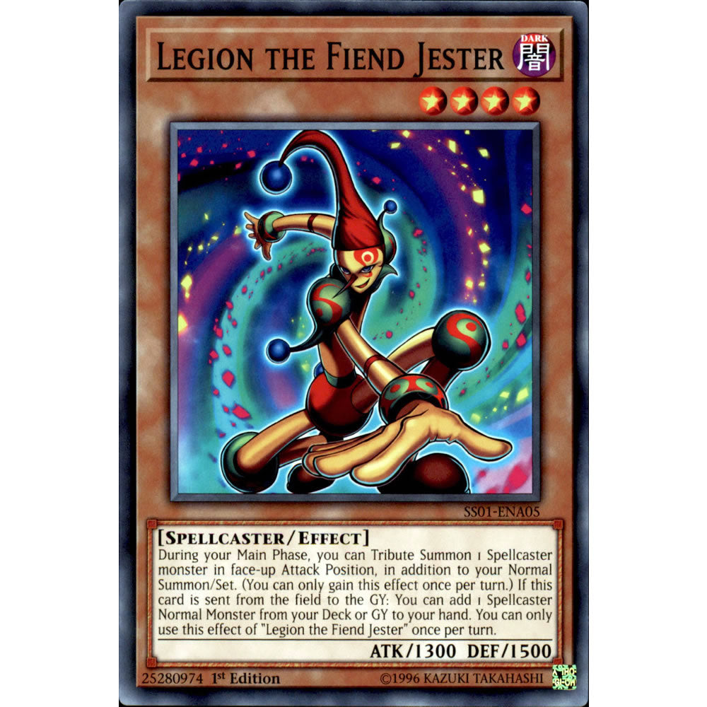 Legion the Fiend Jester SS01-ENA05 Yu-Gi-Oh! Card from the Speed Duel: Destiny Masters Set