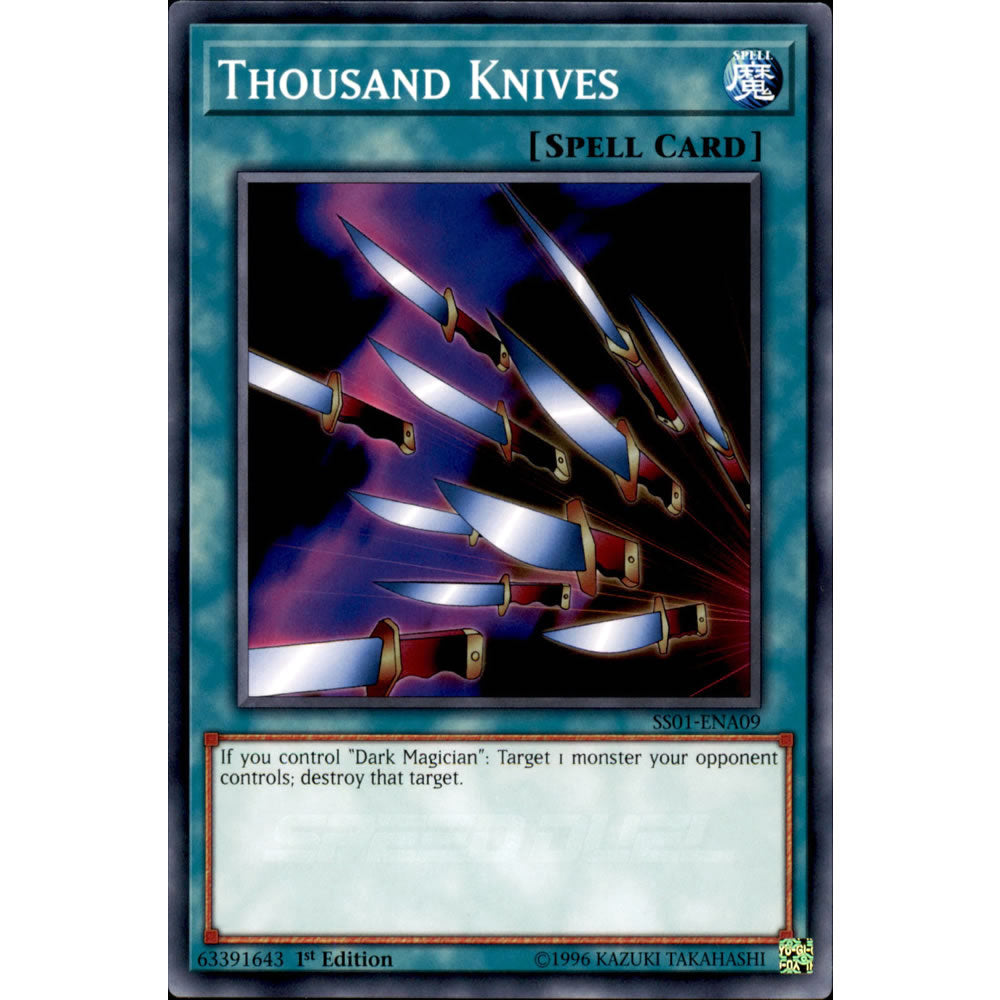 Thousand Knives SS01-ENA09 Yu-Gi-Oh! Card from the Speed Duel: Destiny Masters Set