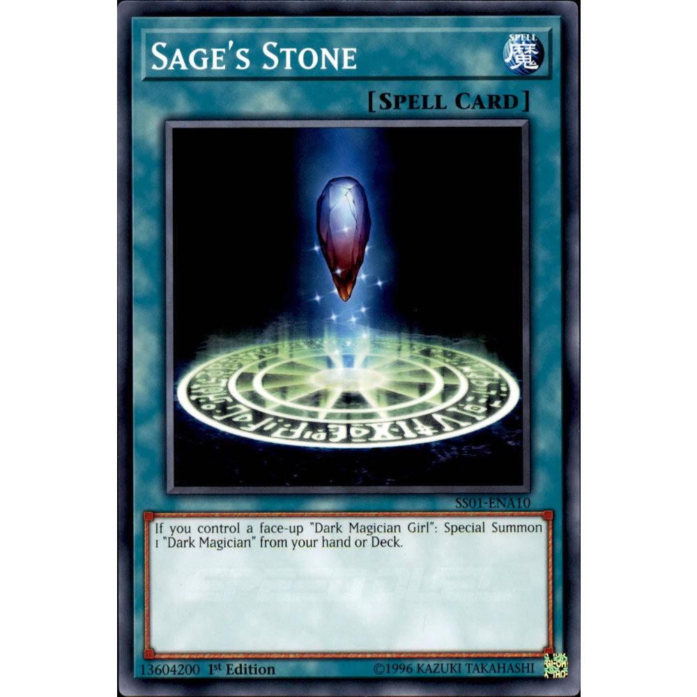 Sage's Stone SS01-ENA10 Yu-Gi-Oh! Card from the Speed Duel: Destiny Masters Set