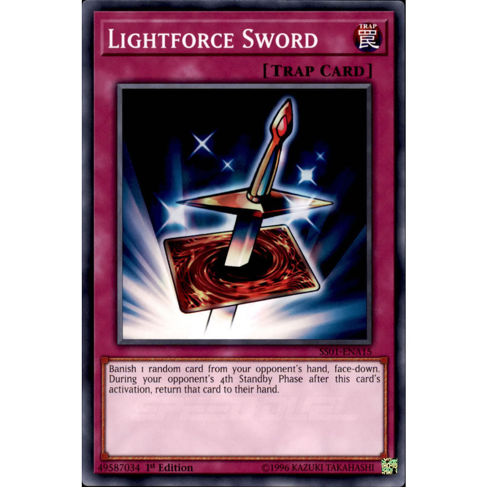 Lightforce Sword SS01-ENA15 Yu-Gi-Oh! Card from the Speed Duel: Destiny Masters Set