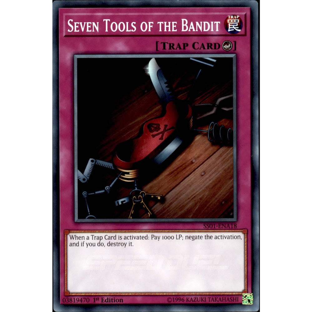 Seven Tools of the Bandit SS01-ENA18 Yu-Gi-Oh! Card from the Speed Duel: Destiny Masters Set