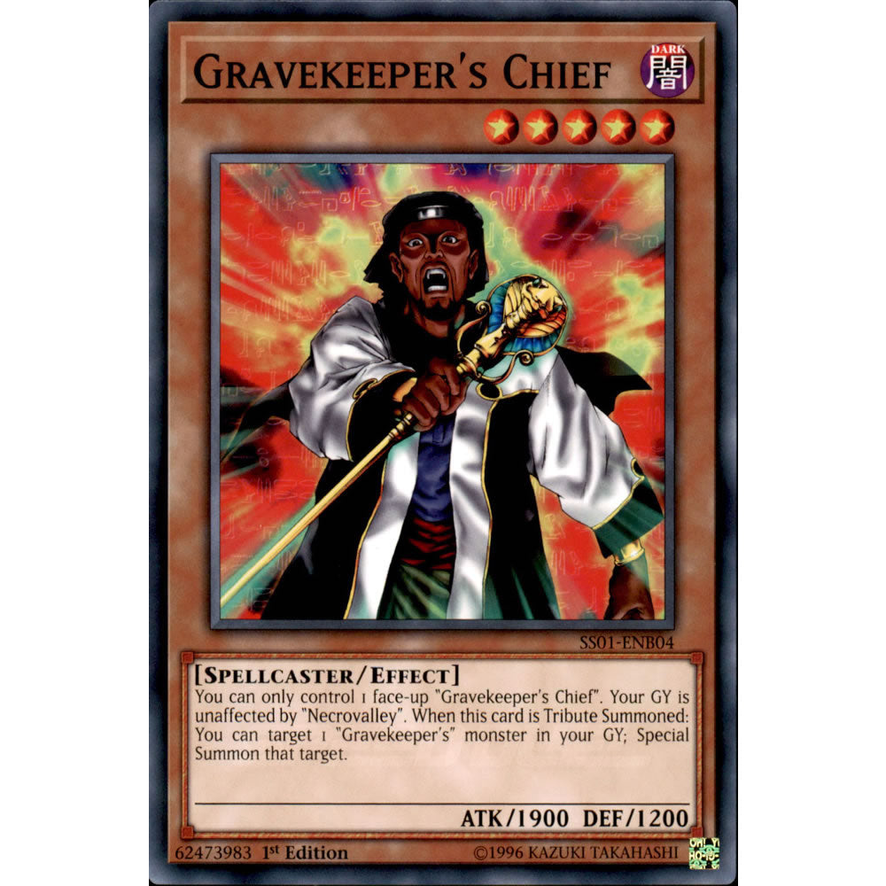 Gravekeeper's Chief SS01-ENB04 Yu-Gi-Oh! Card from the Speed Duel: Destiny Masters Set