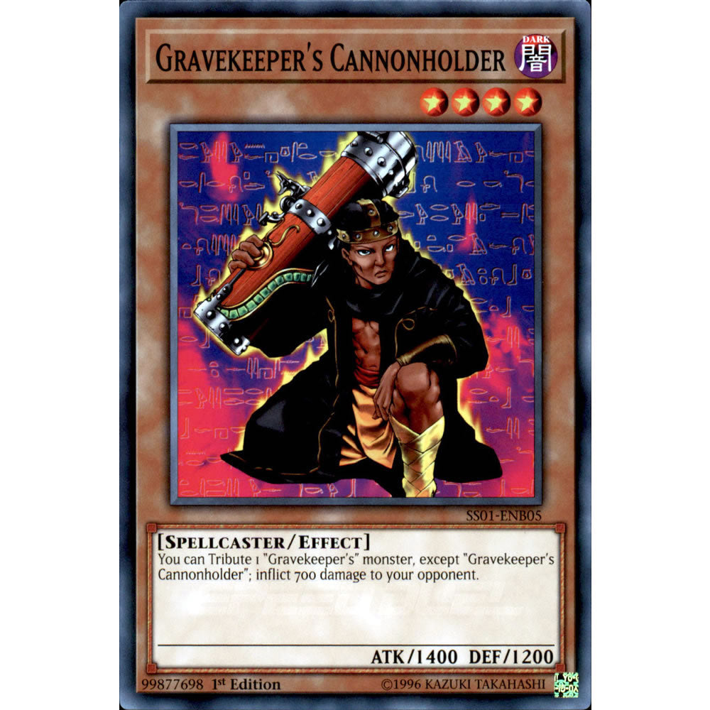Gravekeeper's Cannonholder SS01-ENB05 Yu-Gi-Oh! Card from the Speed Duel: Destiny Masters Set