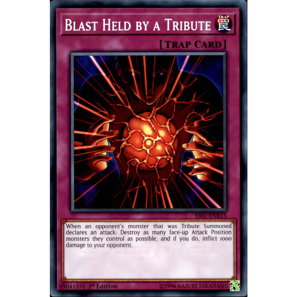 Blast Held by a Tribute SS01-ENB15 Yu-Gi-Oh! Card from the Speed Duel: Destiny Masters Set