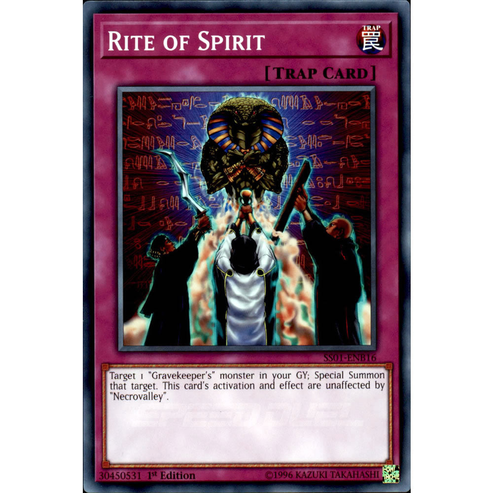 Rite of Spirit SS01-ENB16 Yu-Gi-Oh! Card from the Speed Duel: Destiny Masters Set