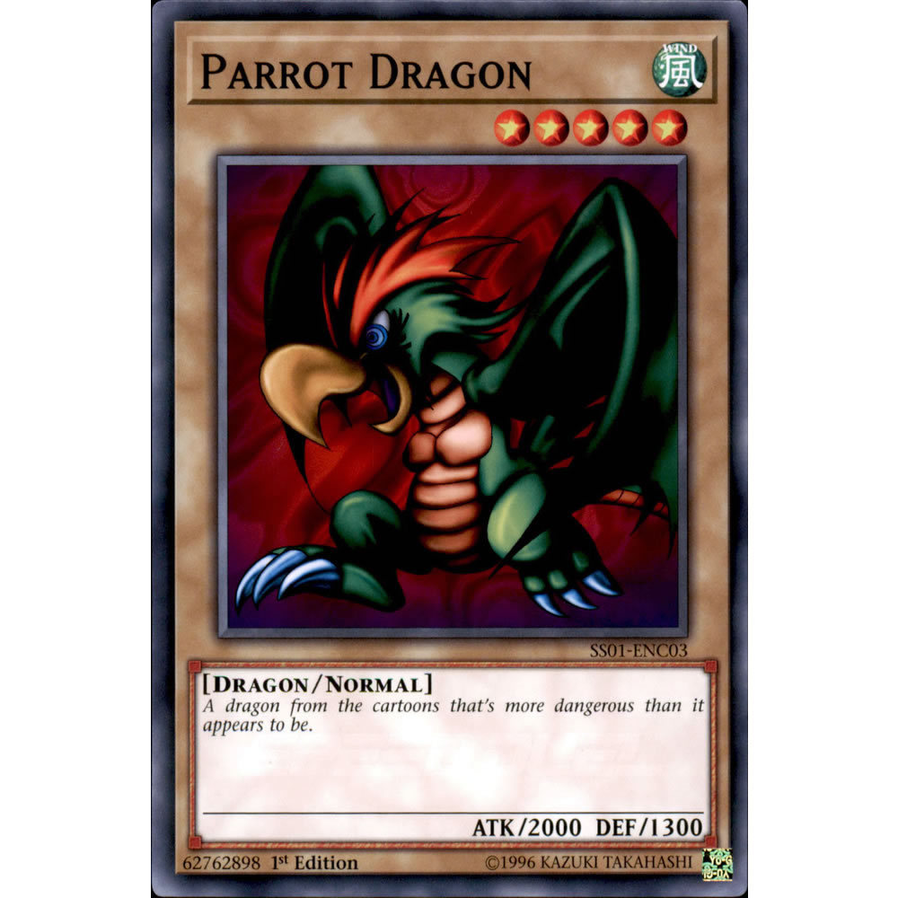 Parrot Dragon SS01-ENC03 Yu-Gi-Oh! Card from the Speed Duel: Destiny Masters Set