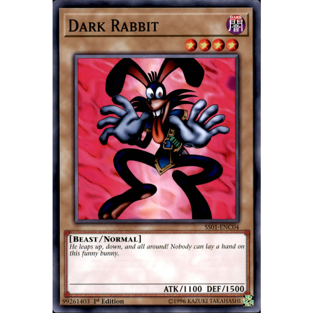 Dark Rabbit SS01-ENC04 Yu-Gi-Oh! Card from the Speed Duel: Destiny Masters Set