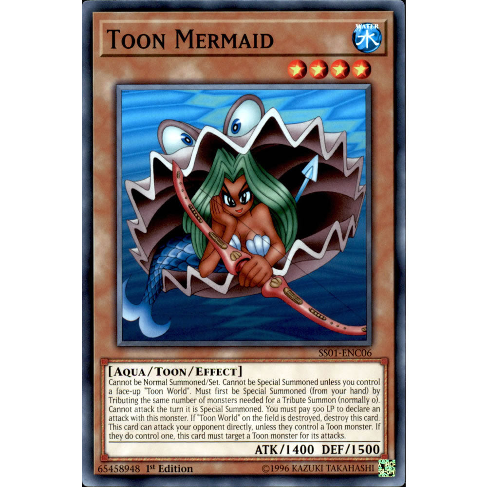 Toon Mermaid SS01-ENC06 Yu-Gi-Oh! Card from the Speed Duel: Destiny Masters Set