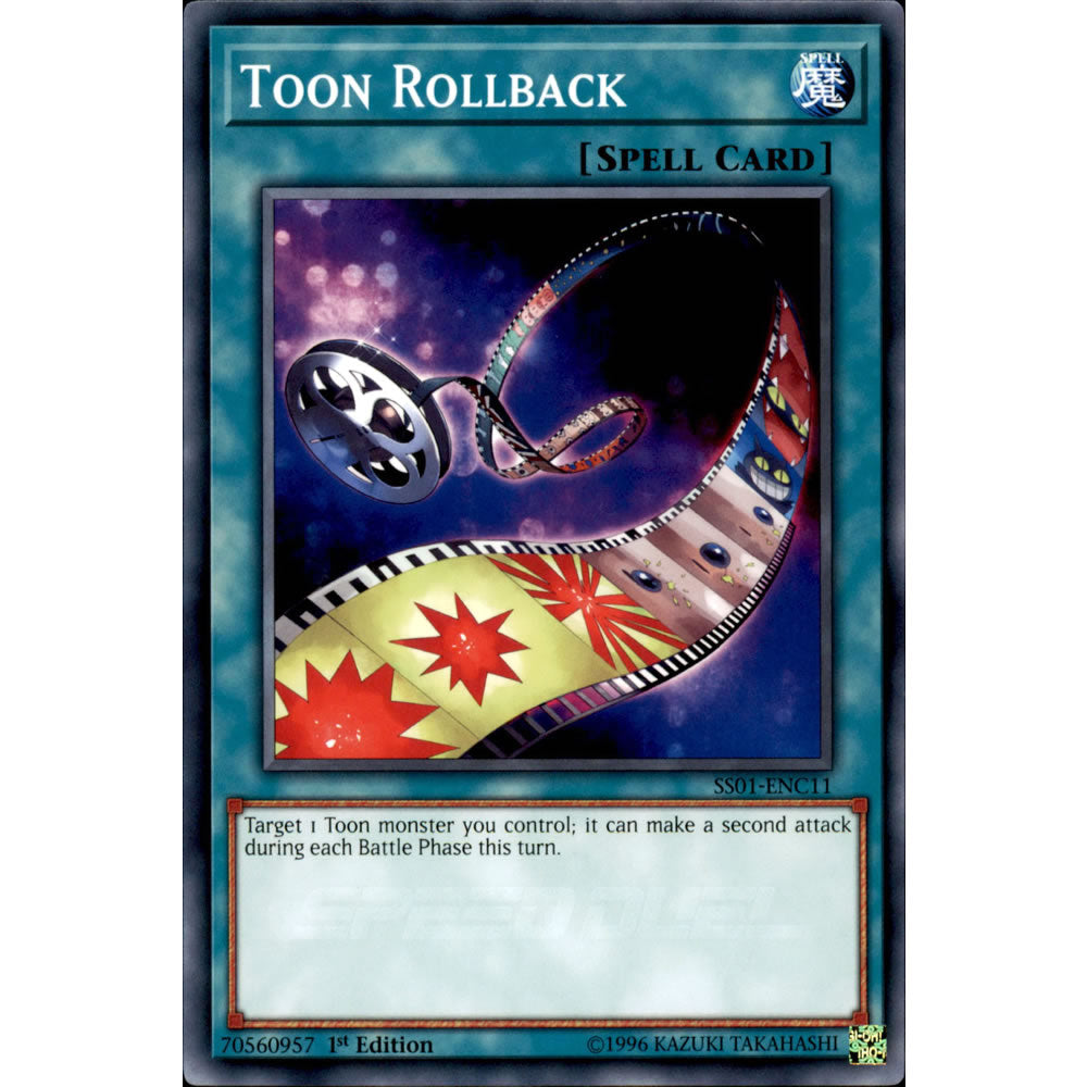 Toon Rollback SS01-ENC11 Yu-Gi-Oh! Card from the Speed Duel: Destiny Masters Set