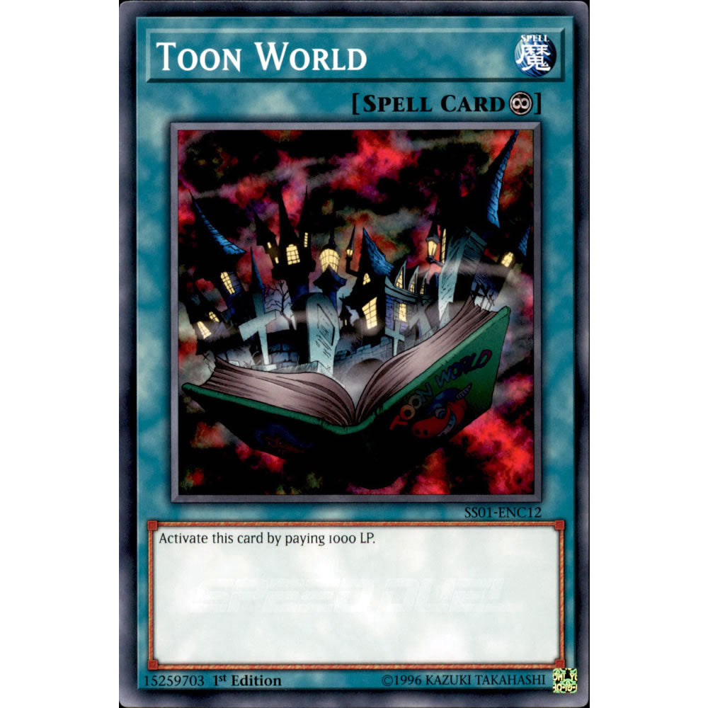 Toon World SS01-ENC12 Yu-Gi-Oh! Card from the Speed Duel: Destiny Masters Set