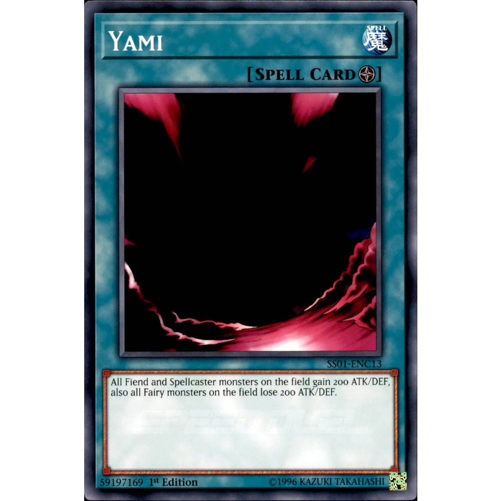 Yami SS01-ENC13 Yu-Gi-Oh! Card from the Speed Duel: Destiny Masters Set