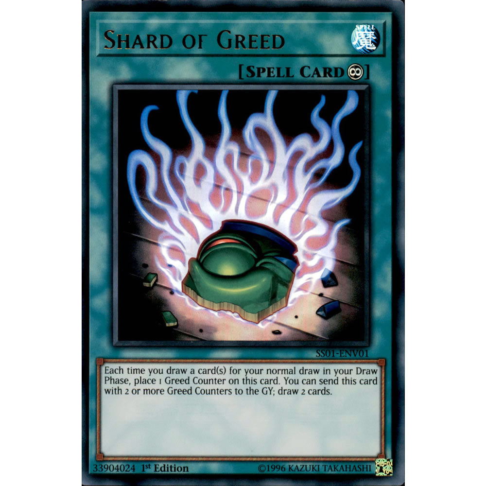 Shard of Greed SS01-ENV01 Yu-Gi-Oh! Card from the Speed Duel: Destiny Masters Set