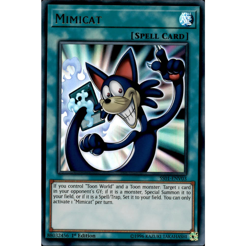 Mimicat SS01-ENV03 Yu-Gi-Oh! Card from the Speed Duel: Destiny Masters Set