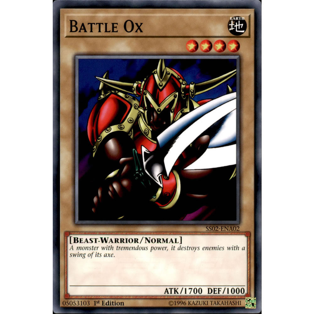Battle Ox SS02-ENA02 Yu-Gi-Oh! Card from the Speed Duel: Duelists of Tomorrow Set
