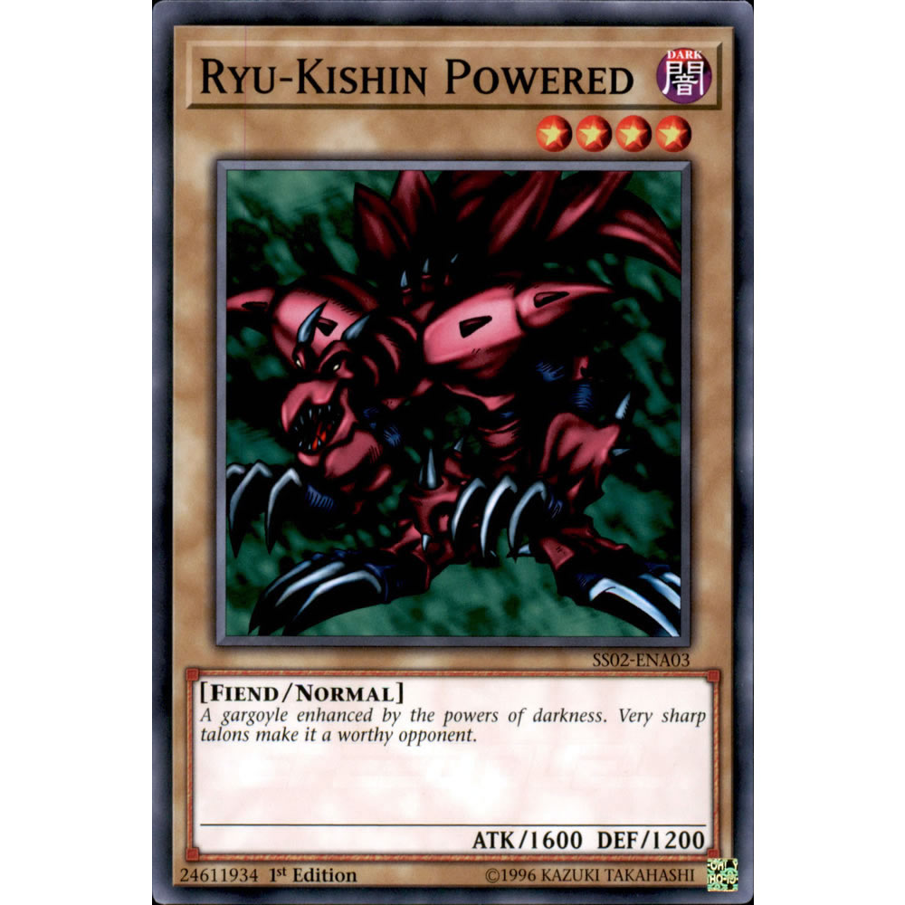 Ryu-Kishin Powered SS02-ENA03 Yu-Gi-Oh! Card from the Speed Duel: Duelists of Tomorrow Set