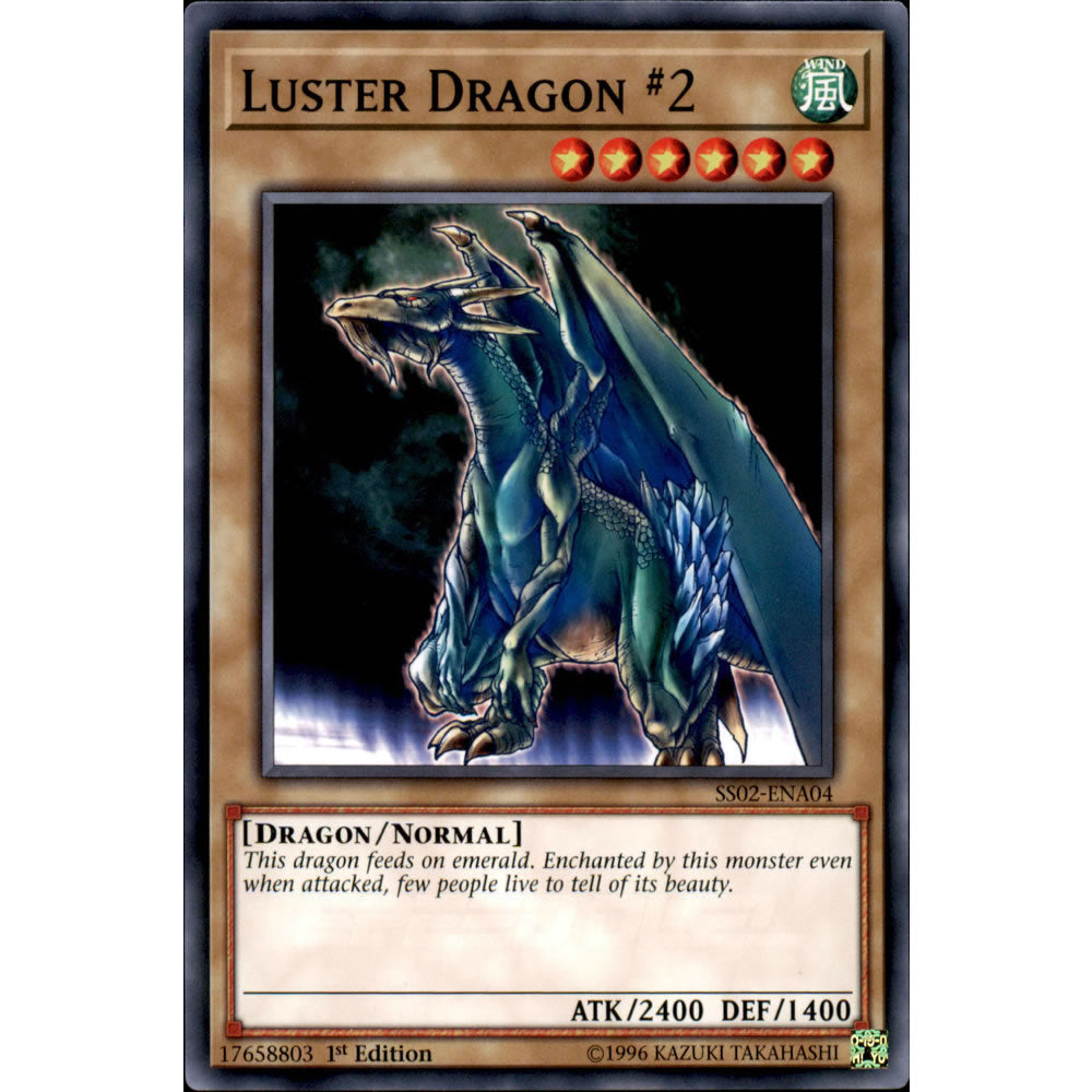 Luster Dragon #2 SS02-ENA04 Yu-Gi-Oh! Card from the Speed Duel: Duelists of Tomorrow Set
