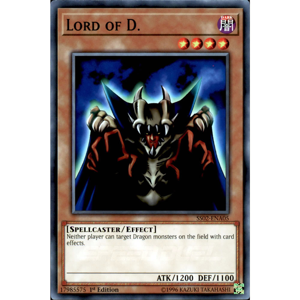 Lord of D. SS02-ENA05 Yu-Gi-Oh! Card from the Speed Duel: Duelists of Tomorrow Set