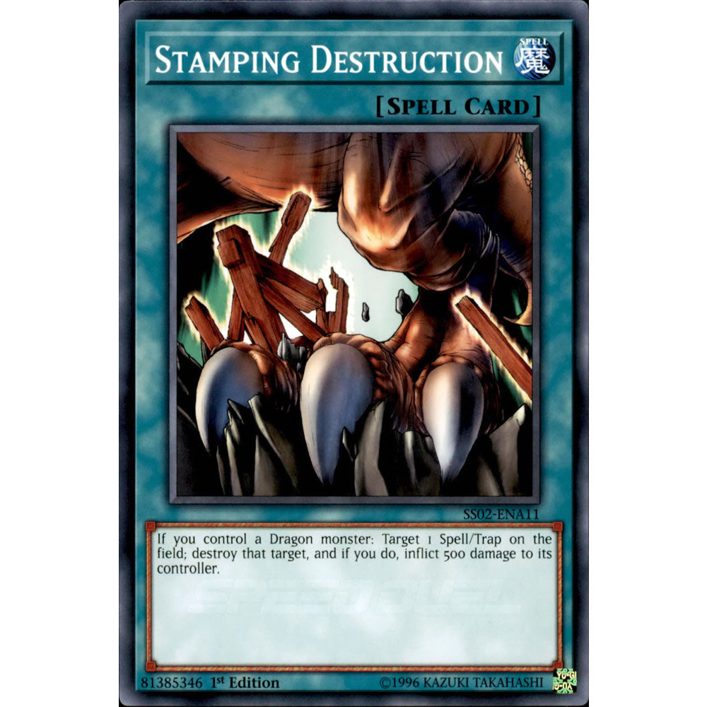Stamping Destruction SS02-ENA11 Yu-Gi-Oh! Card from the Speed Duel: Duelists of Tomorrow Set