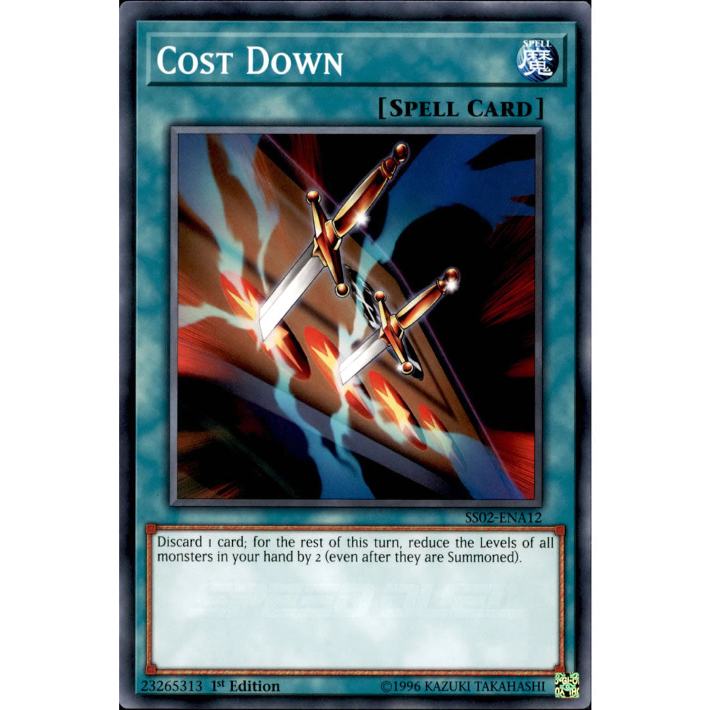 Cost Down SS02-ENA12 Yu-Gi-Oh! Card from the Speed Duel: Duelists of Tomorrow Set