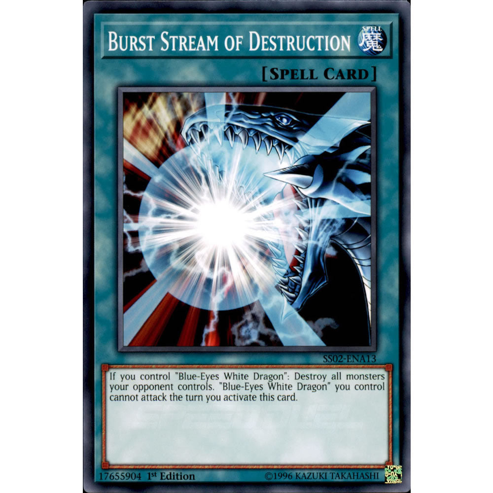 Burst Stream of Destruction SS02-ENA13 Yu-Gi-Oh! Card from the Speed Duel: Duelists of Tomorrow Set