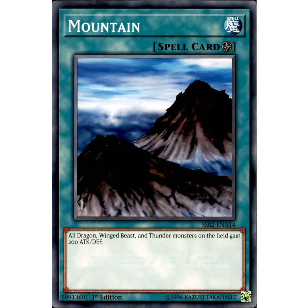 Mountain SS02-ENA14 Yu-Gi-Oh! Card from the Speed Duel: Duelists of Tomorrow Set