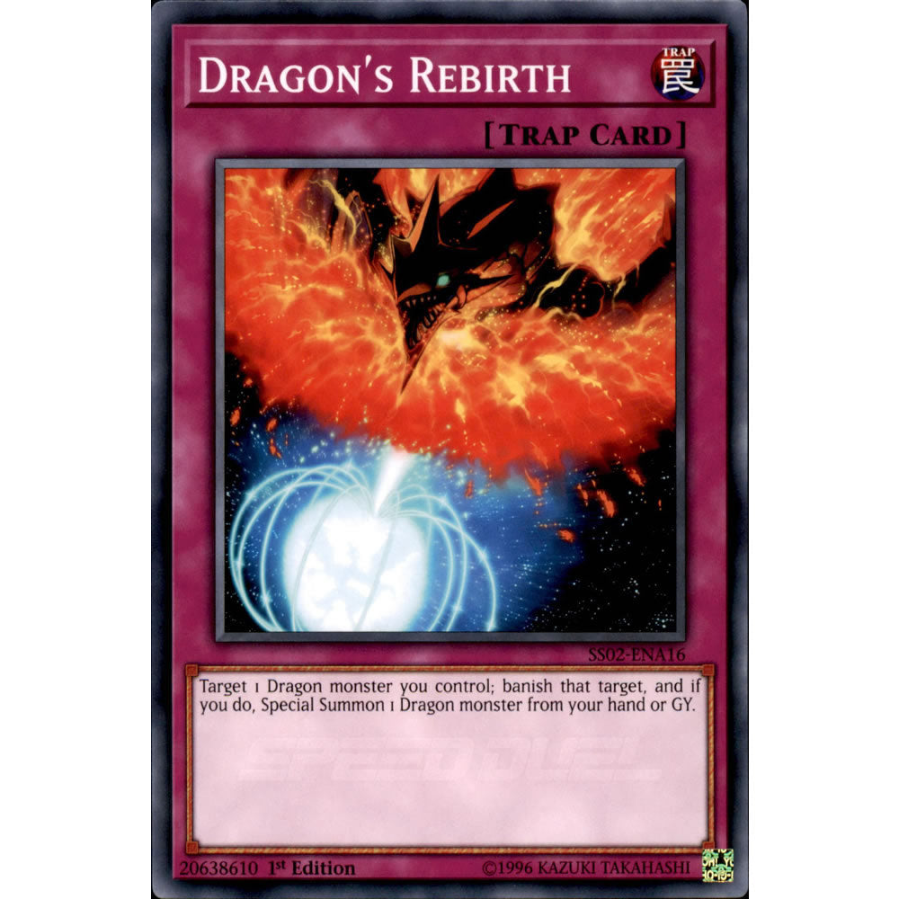 Dragon's Rebirth SS02-ENA16 Yu-Gi-Oh! Card from the Speed Duel: Duelists of Tomorrow Set