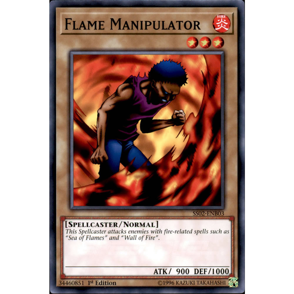 Flame Manipulator SS02-ENB03 Yu-Gi-Oh! Card from the Speed Duel: Duelists of Tomorrow Set