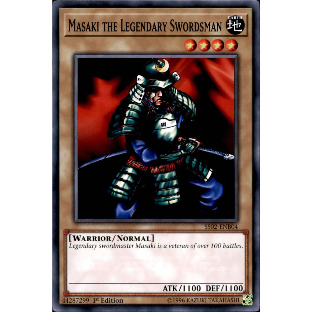 Masaki the Legendary Swordsman SS02-ENB04 Yu-Gi-Oh! Card from the Speed Duel: Duelists of Tomorrow Set
