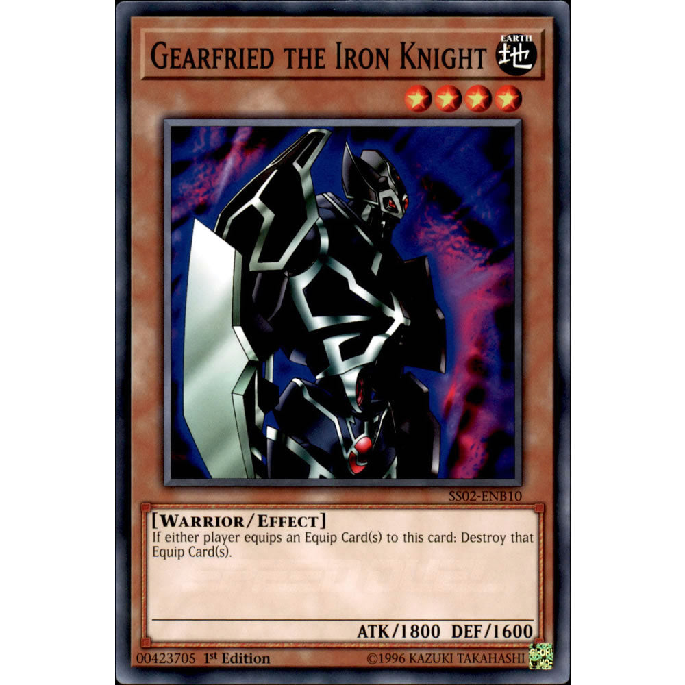 Gearfried the Iron Knight SS02-ENB10 Yu-Gi-Oh! Card from the Speed Duel: Duelists of Tomorrow Set