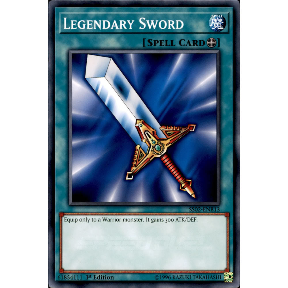 Legendary Sword SS02-ENB13 Yu-Gi-Oh! Card from the Speed Duel: Duelists of Tomorrow Set