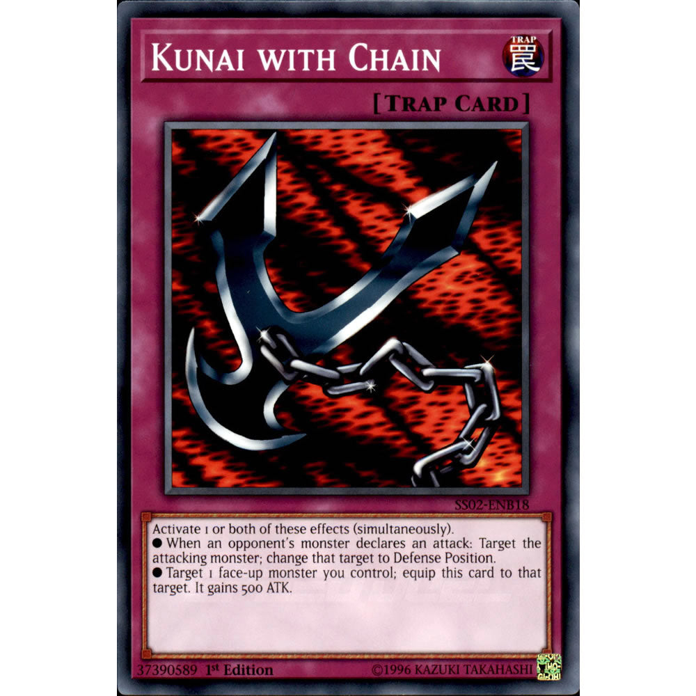 Kunai with Chain SS02-ENB18 Yu-Gi-Oh! Card from the Speed Duel: Duelists of Tomorrow Set