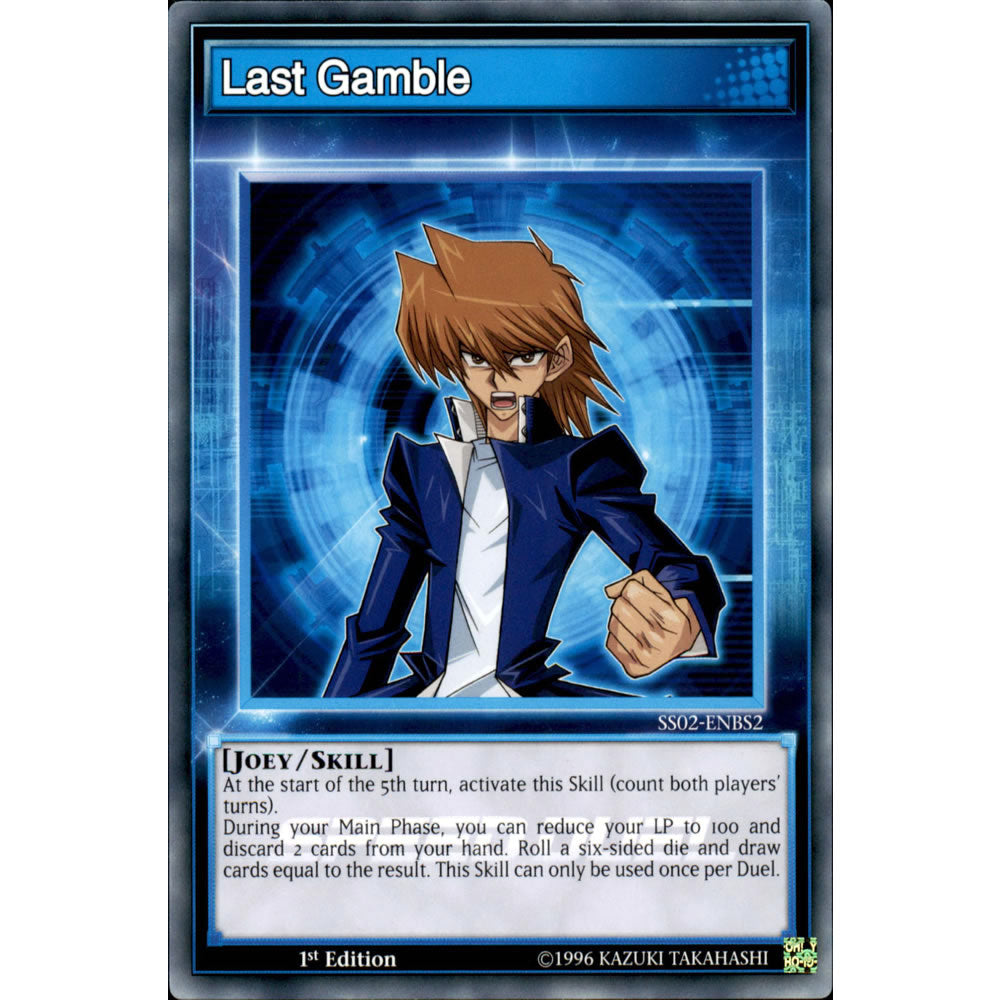 Last Gamble SS02-ENBS2 Yu-Gi-Oh! Card from the Speed Duel: Duelists of Tomorrow Set