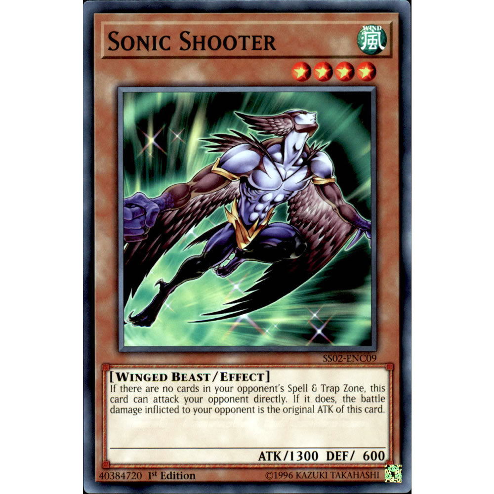 Sonic Shooter SS02-ENC09 Yu-Gi-Oh! Card from the Speed Duel: Duelists of Tomorrow Set