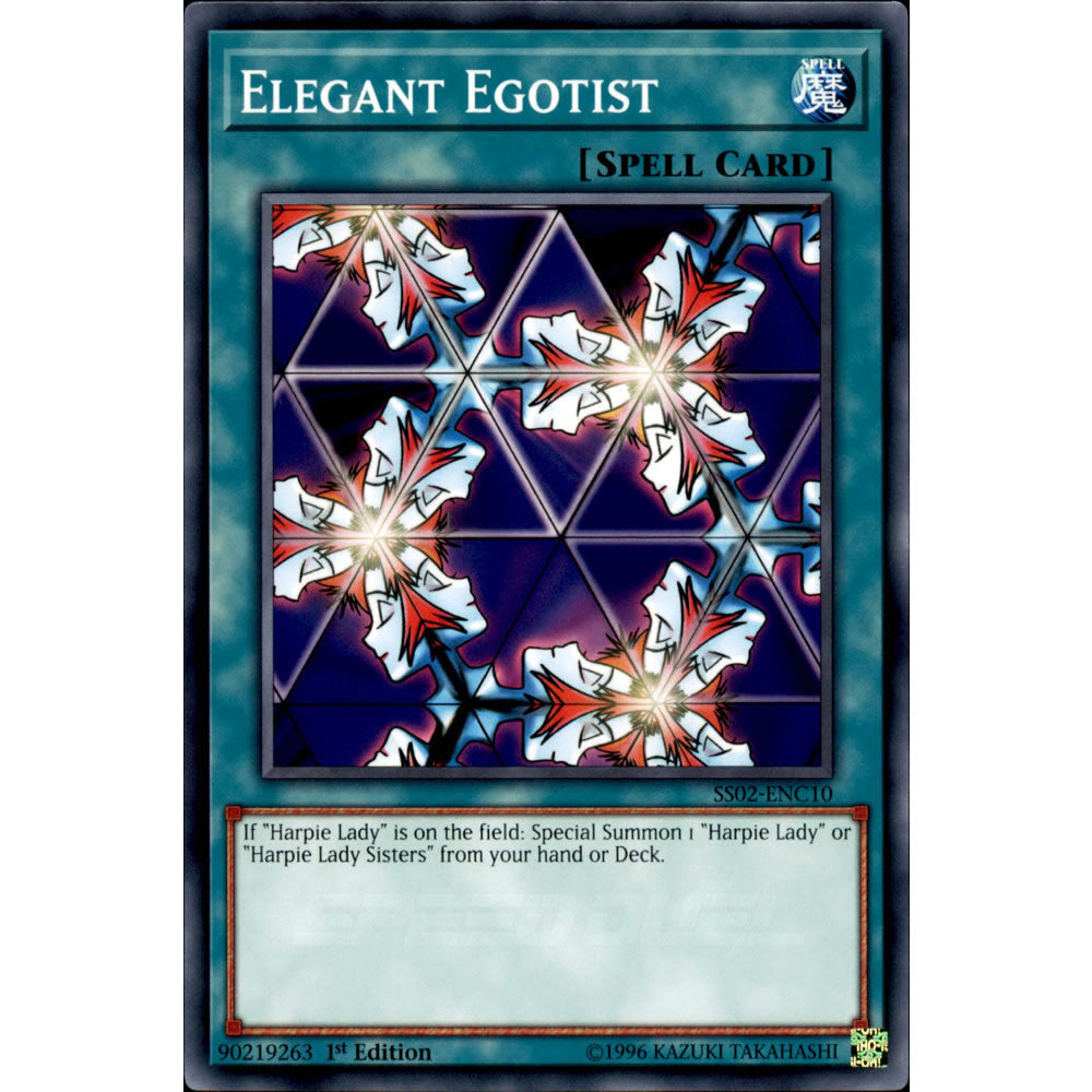 Elegant Egotist SS02-ENC10 Yu-Gi-Oh! Card from the Speed Duel: Duelists of Tomorrow Set