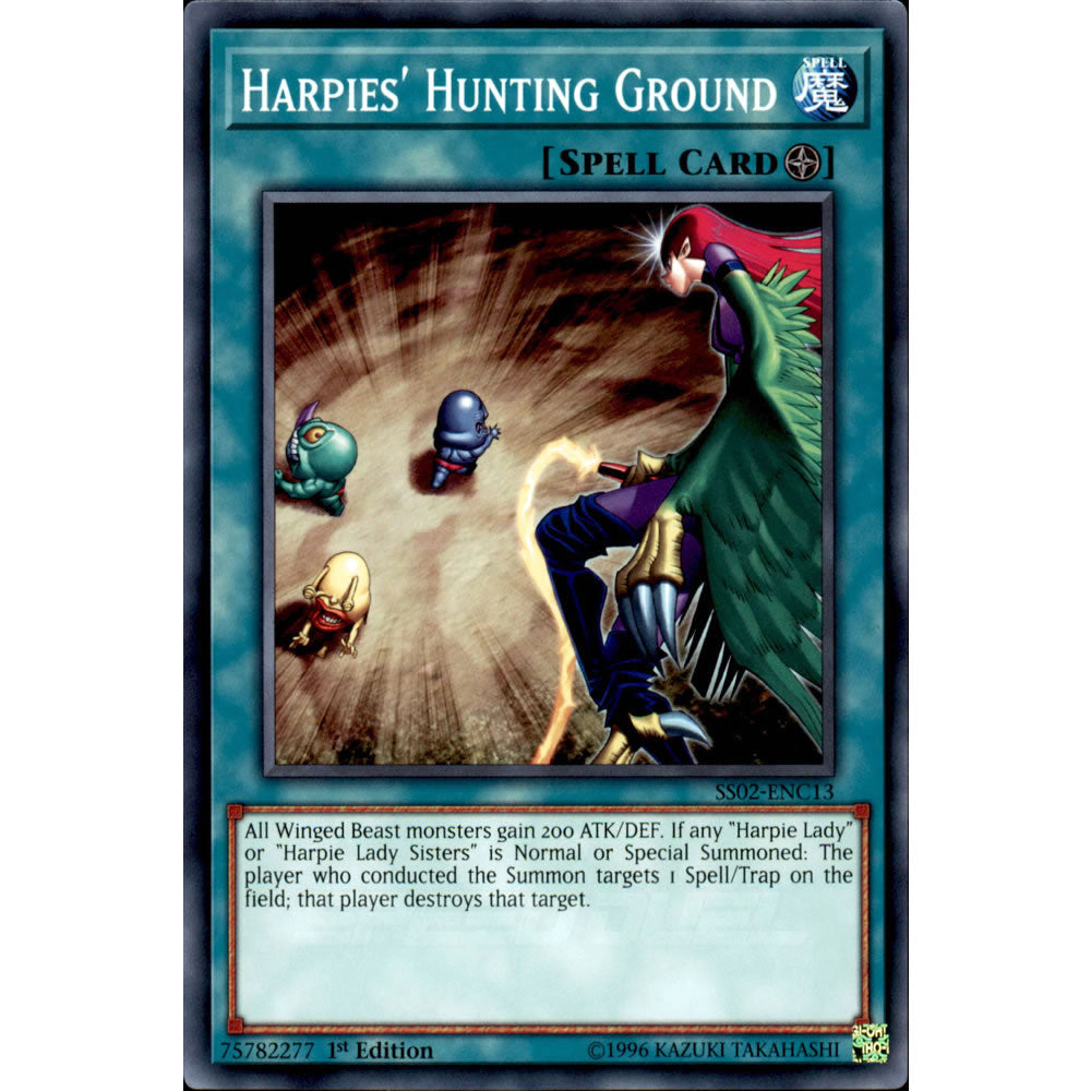 Harpies' Hunting Ground SS02-ENC13 Yu-Gi-Oh! Card from the Speed Duel: Duelists of Tomorrow Set