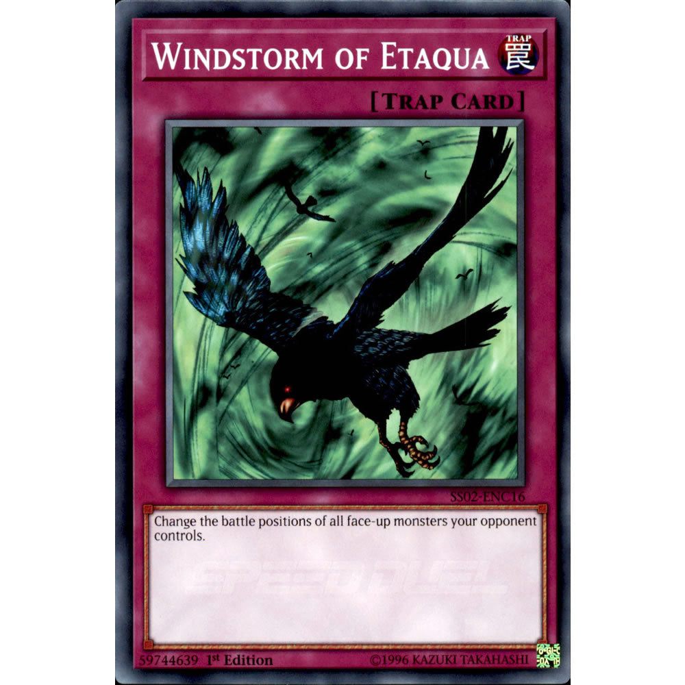 Windstorm of Etaqua SS02-ENC16 Yu-Gi-Oh! Card from the Speed Duel: Duelists of Tomorrow Set