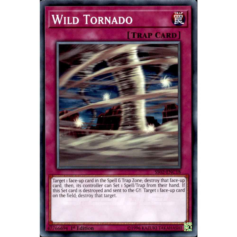 Wild Tornado SS02-ENC18 Yu-Gi-Oh! Card from the Speed Duel: Duelists of Tomorrow Set