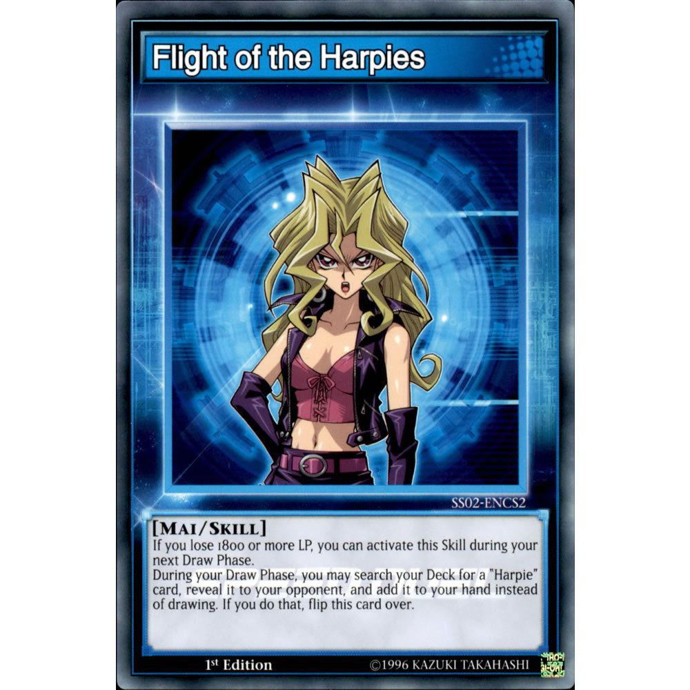 Flight of the Harpies SS02-ENCS2 Yu-Gi-Oh! Card from the Speed Duel: Duelists of Tomorrow Set